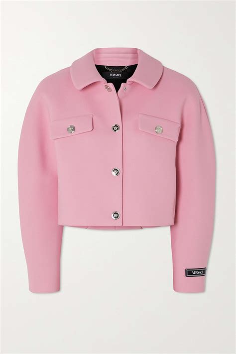 versace jas dames roze|net a porter versace jacket.